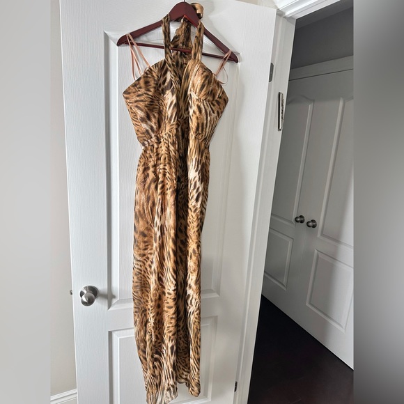 BCBG Maxazria Animal Print Long Dress - Picture 1 of 5